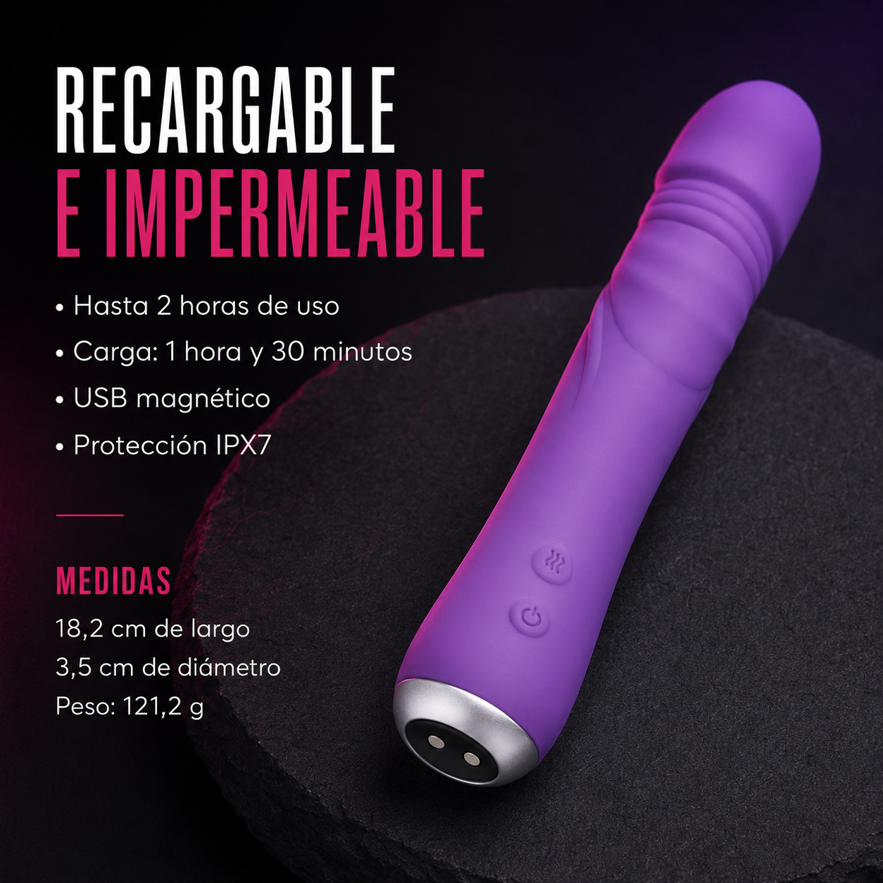 Ignite Vibrador con Calentamiento – 9 Modos