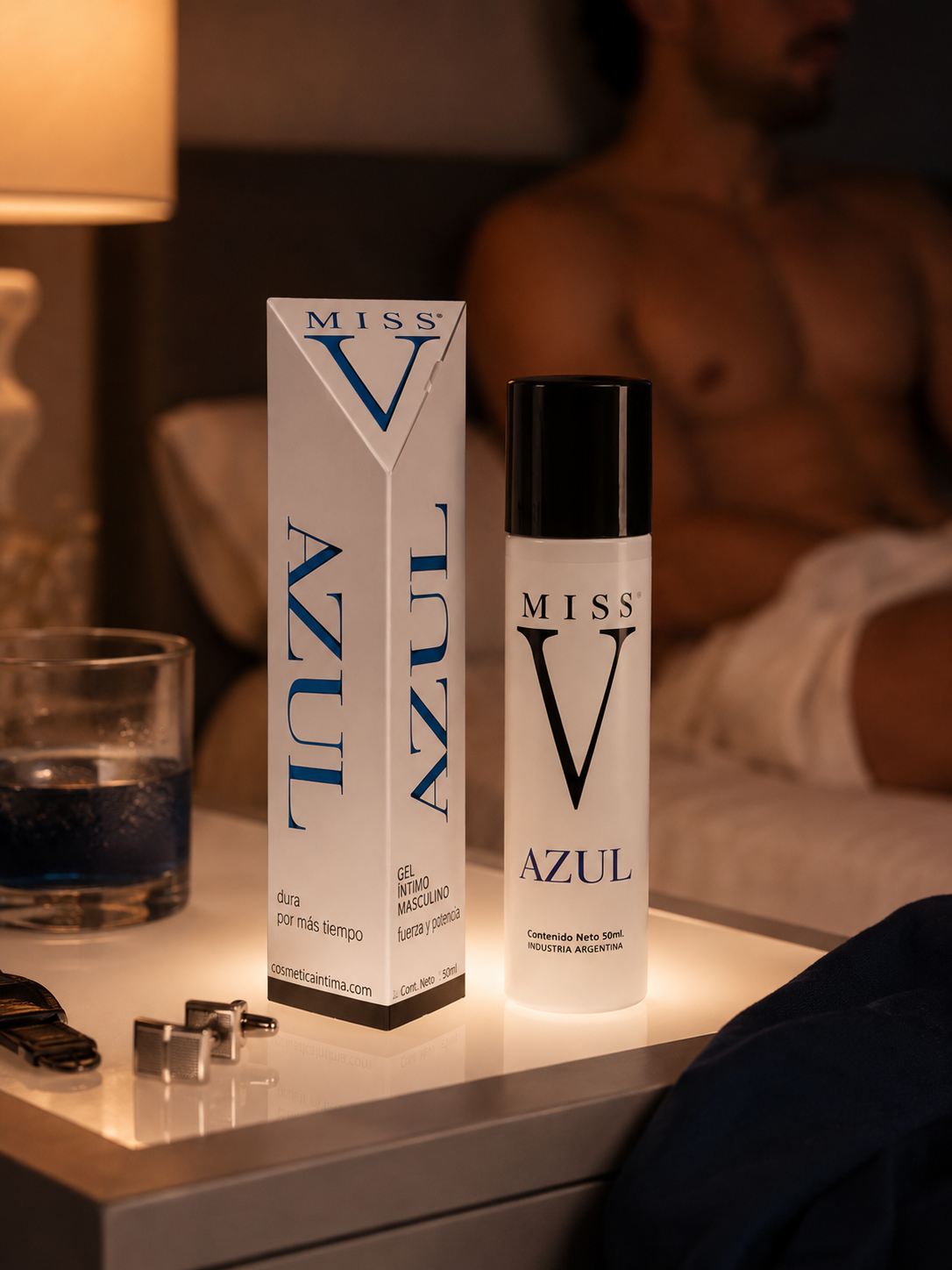 Miss V Azul - Estimulante masculino Base acuosa