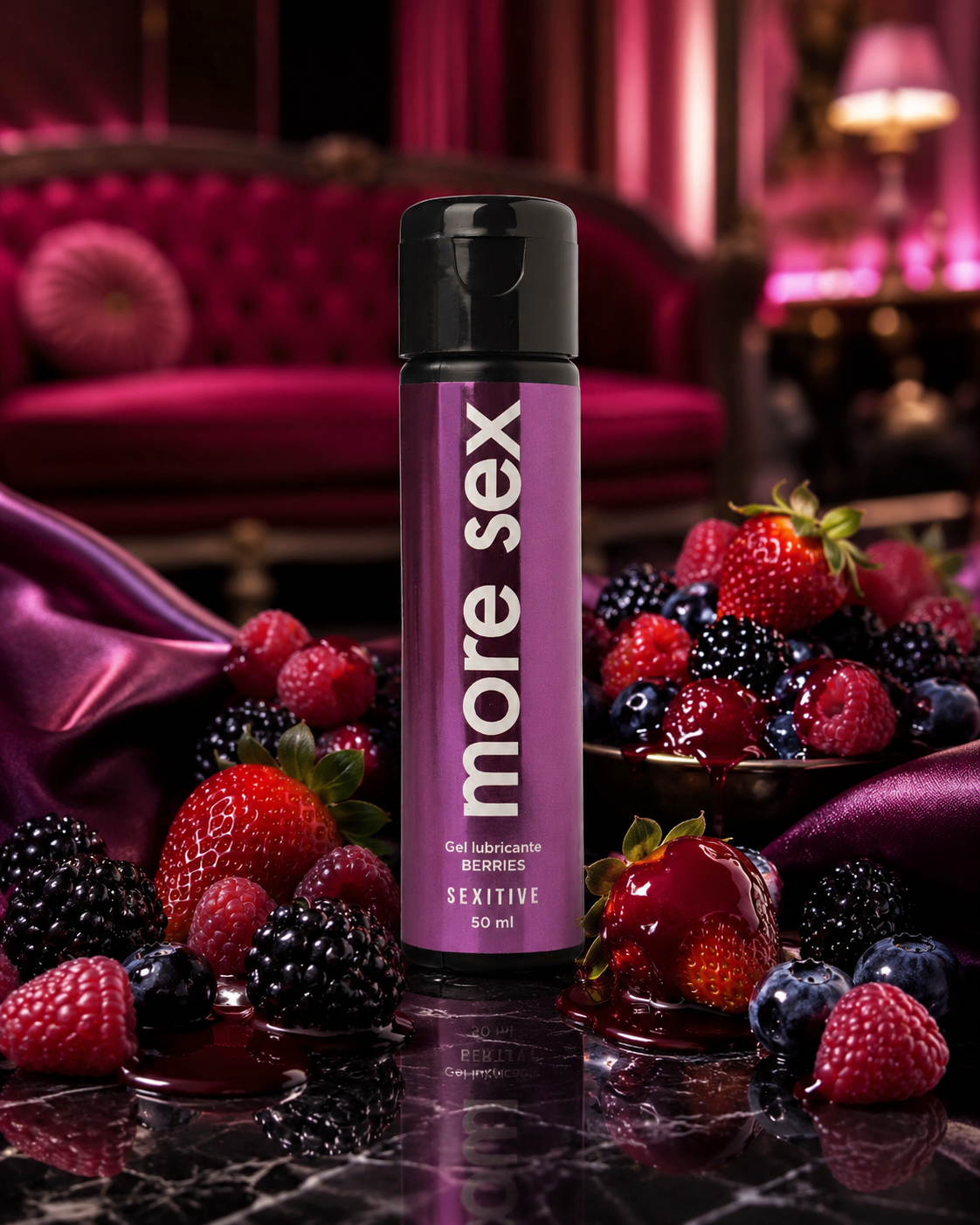 More Sex - Berries - Gel Lubricante Íntimo saborizado