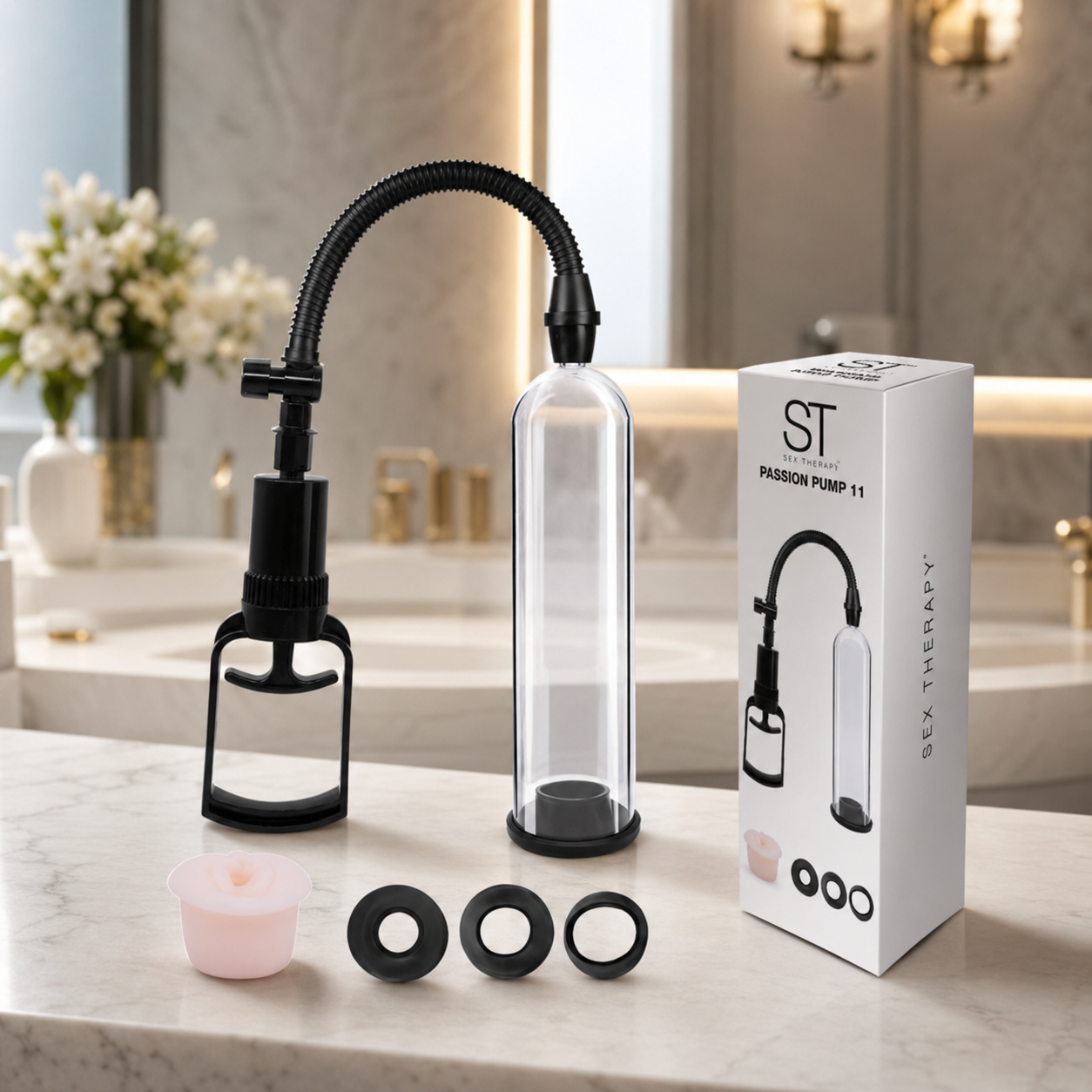 Passion Pump 11 – Bomba de Vacío Premium con Entrada de Vulva Anatómica