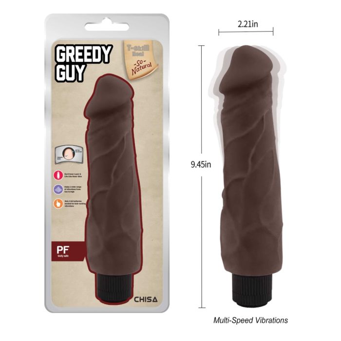 Greedy Guy – Vibrador Realista Multi-Speed 19cm x 5cm