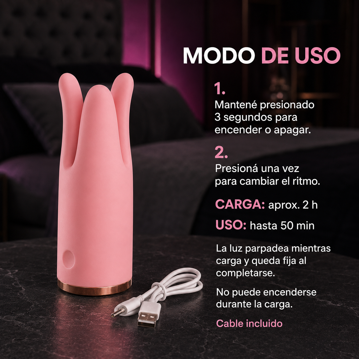 Mía – Estimulador Triple Punta