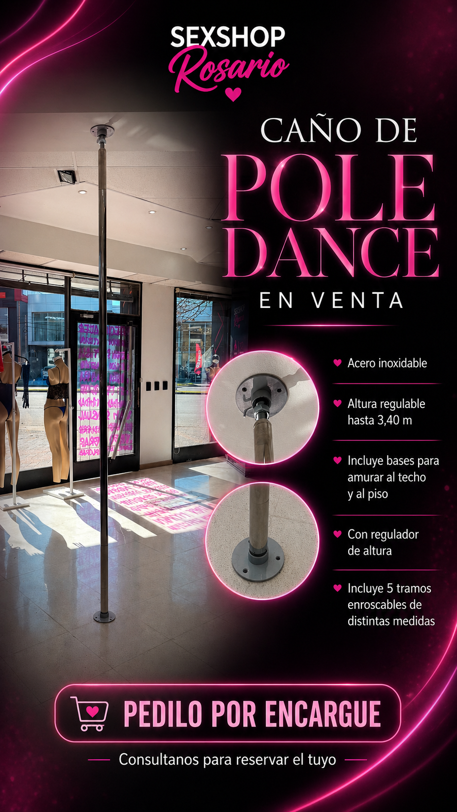 Caño de POLE DANCE - Por encargue
