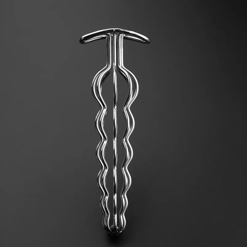 Plug Anal Metálico Hard Steel Ondulado