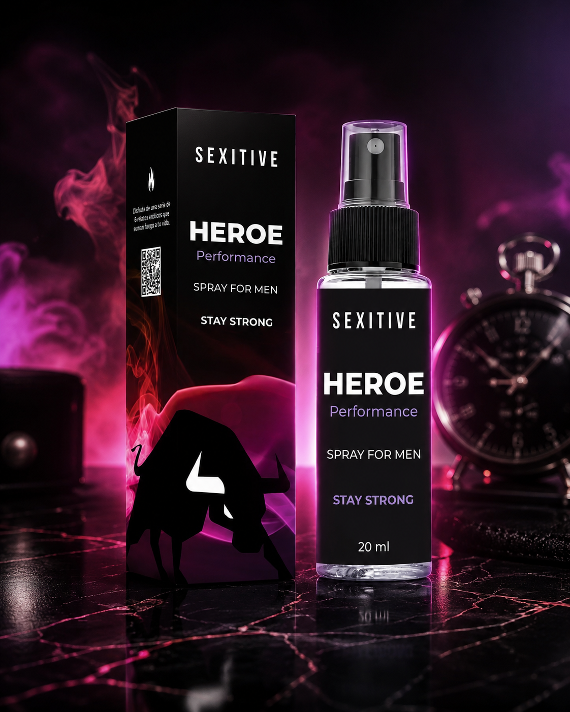 HEROE Performance - Spray masculino 20ml