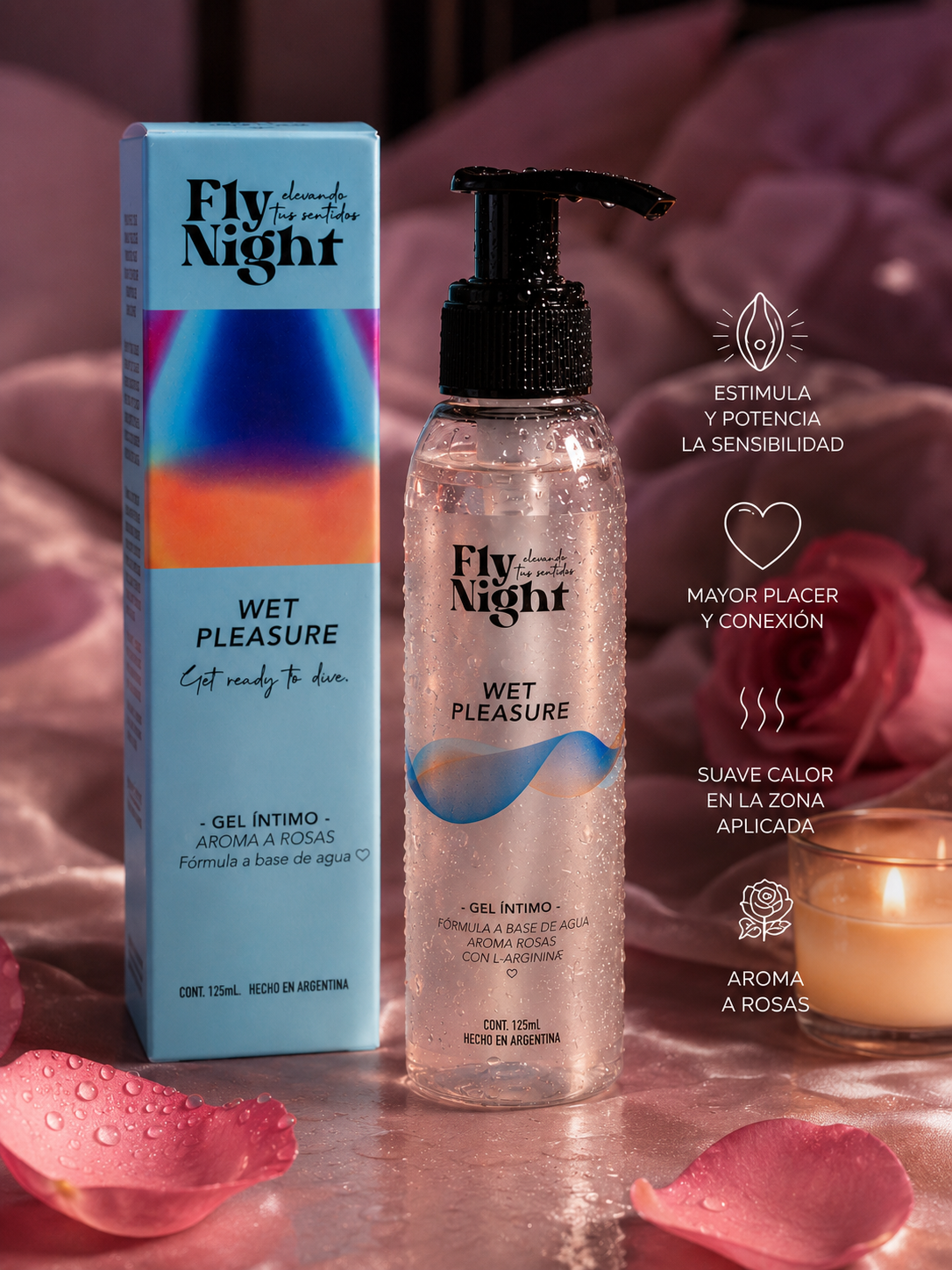 Fly Night - Wet Pleasure estimulante 125ml