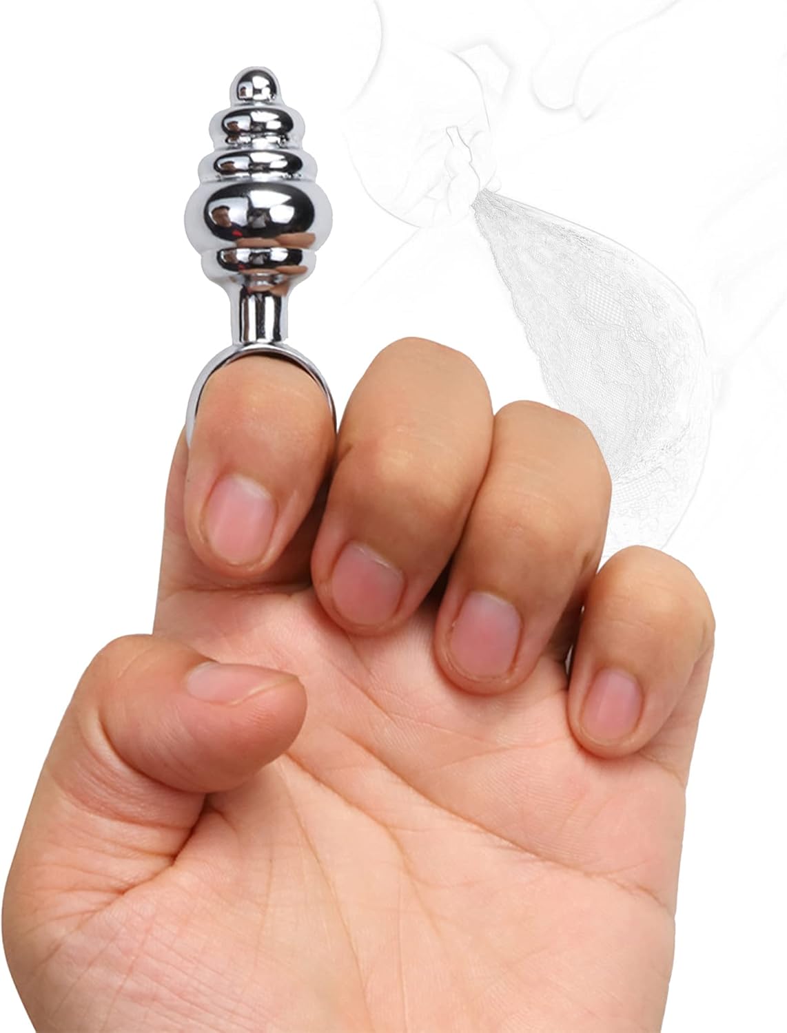 Anillo Plug Anal Hard Steel Metálico