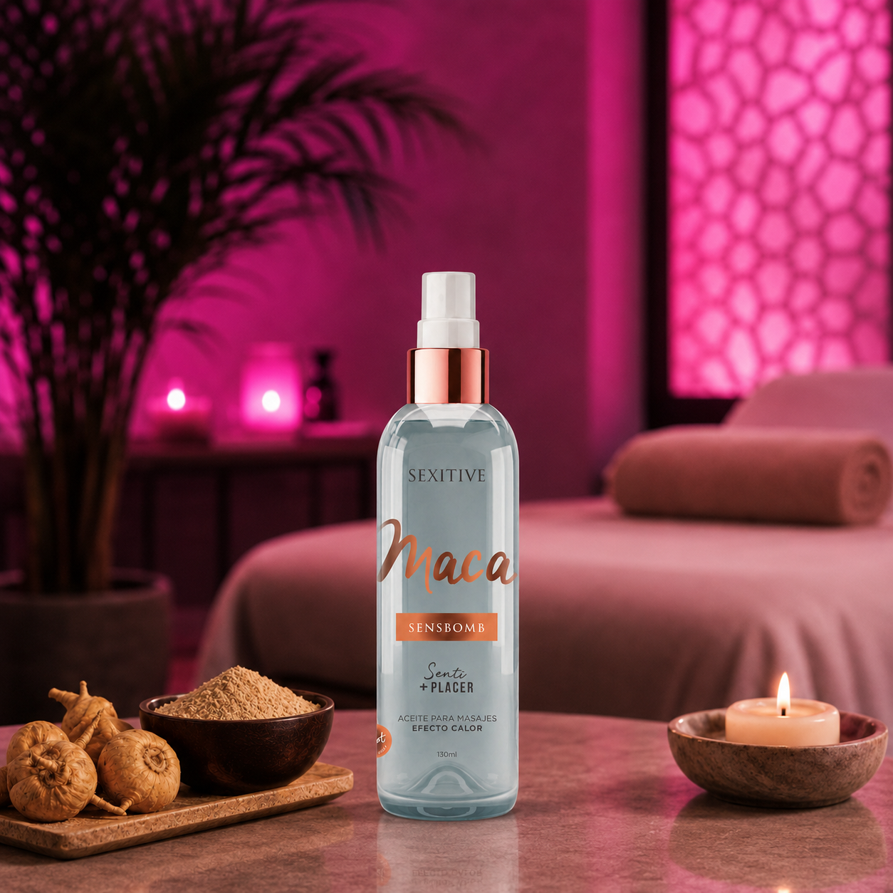 Body Oil efecto calor | MACA