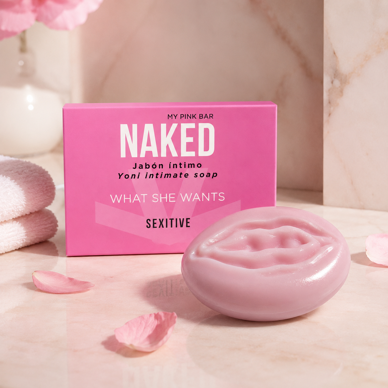 Jabón Íntimo - NAKED - My Pink Bar