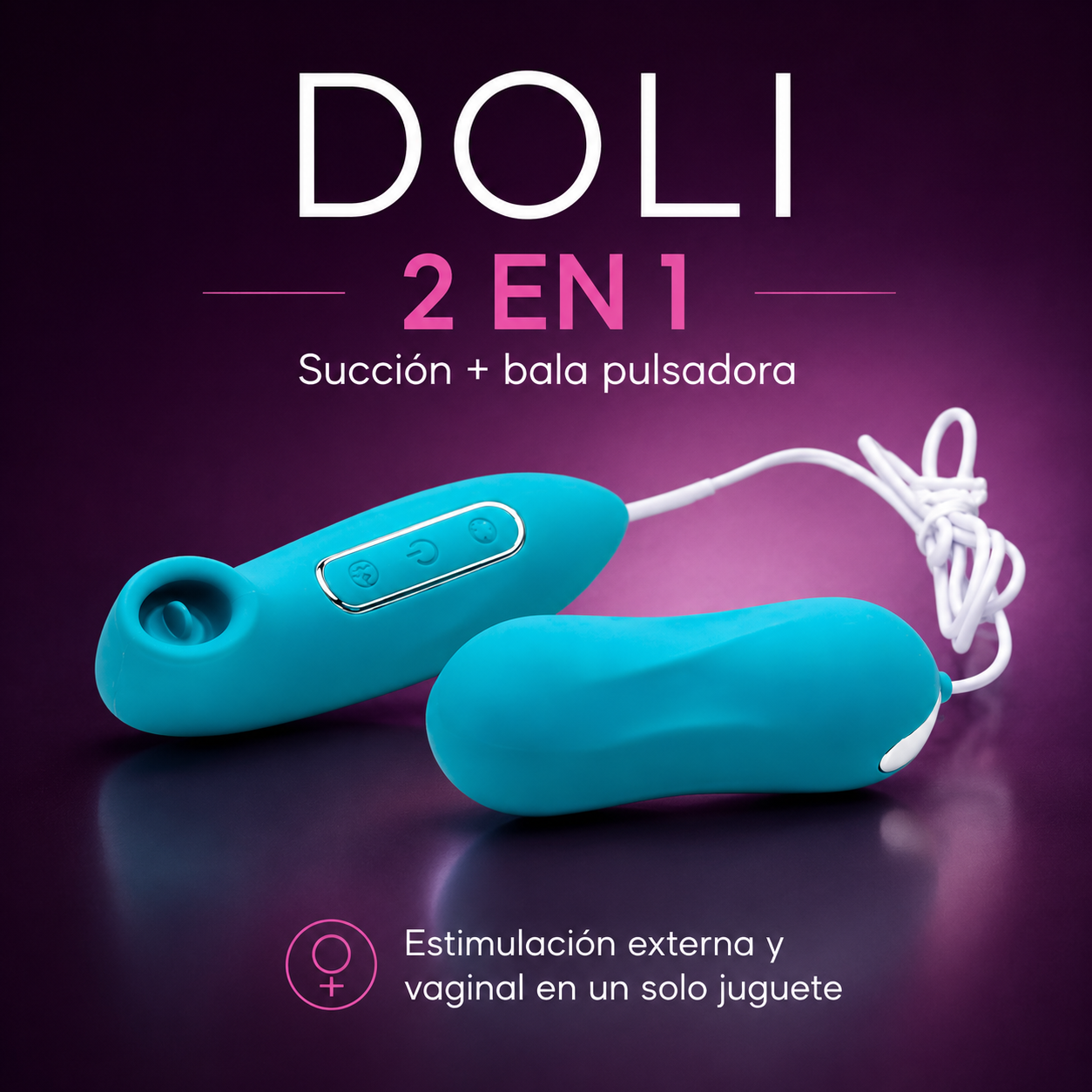 Doli - Vibrador 2 en 1 USB