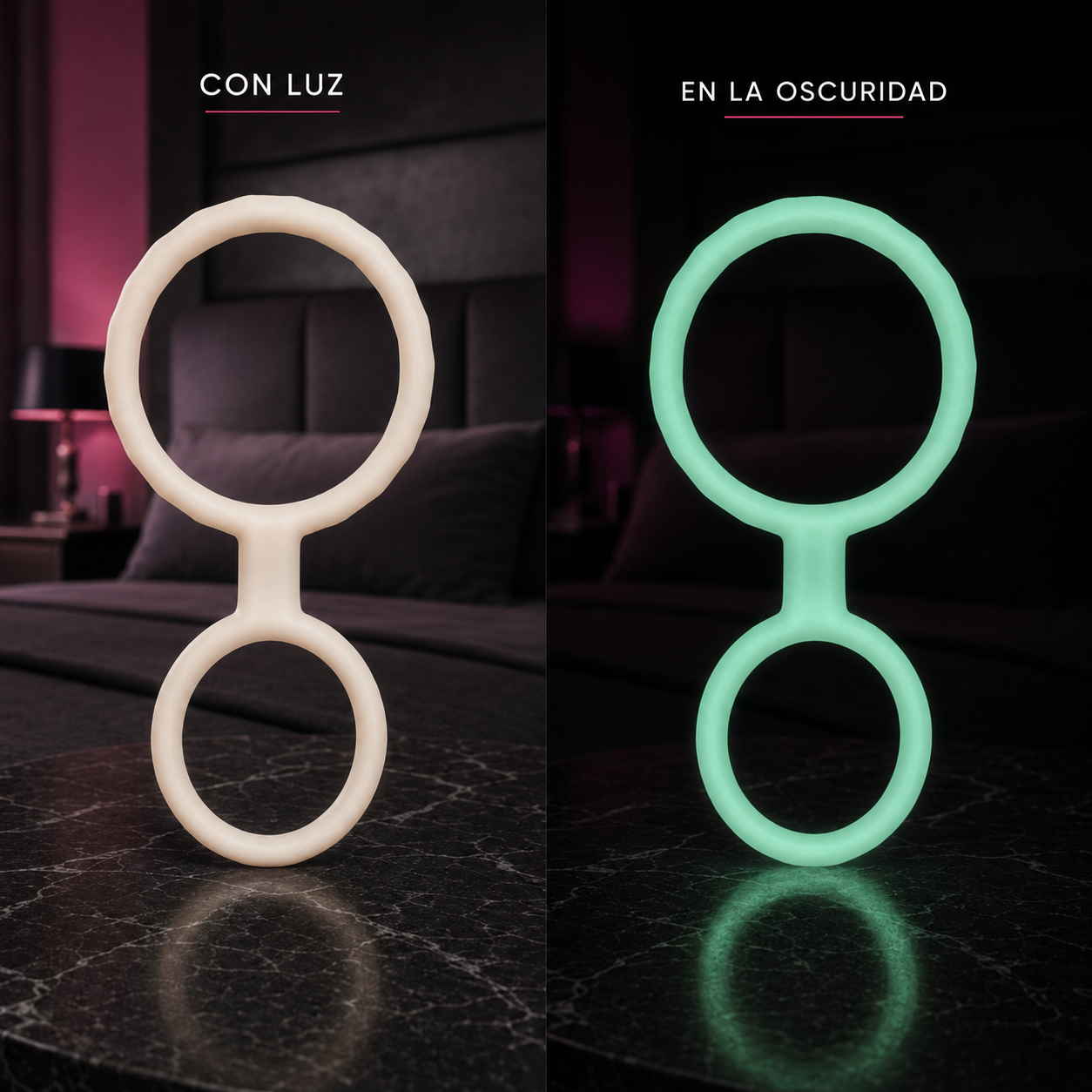 Glow Dos – Anillo Doble Luminiscente