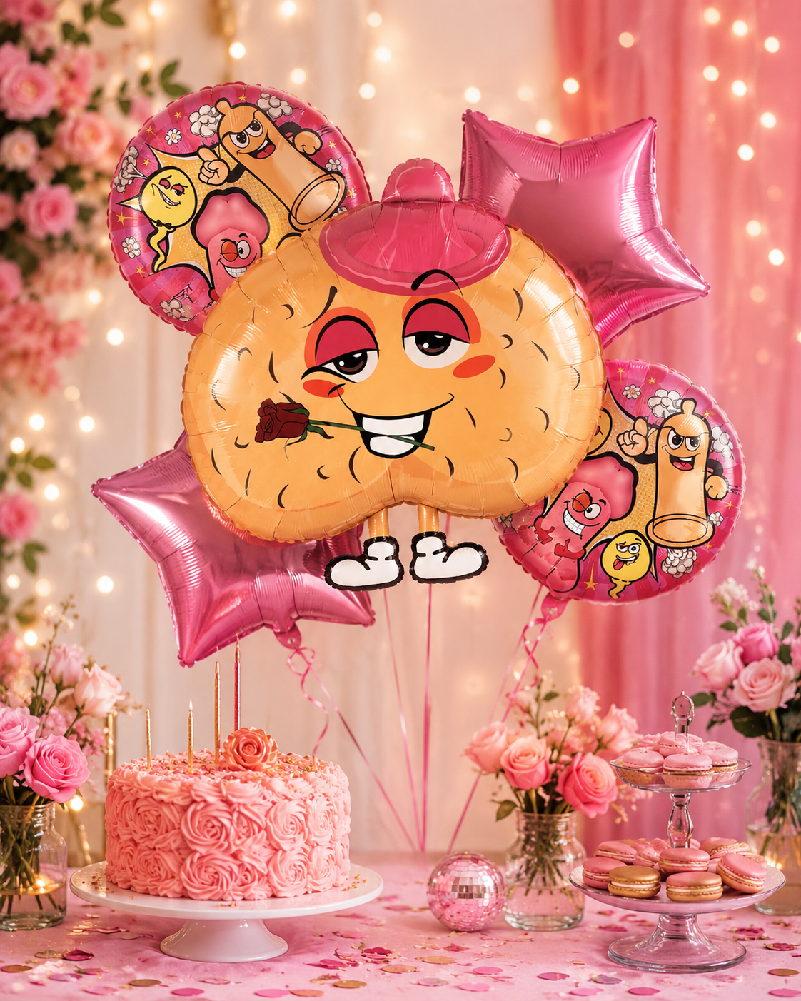 Kit de 5 Globos “Party Picante”