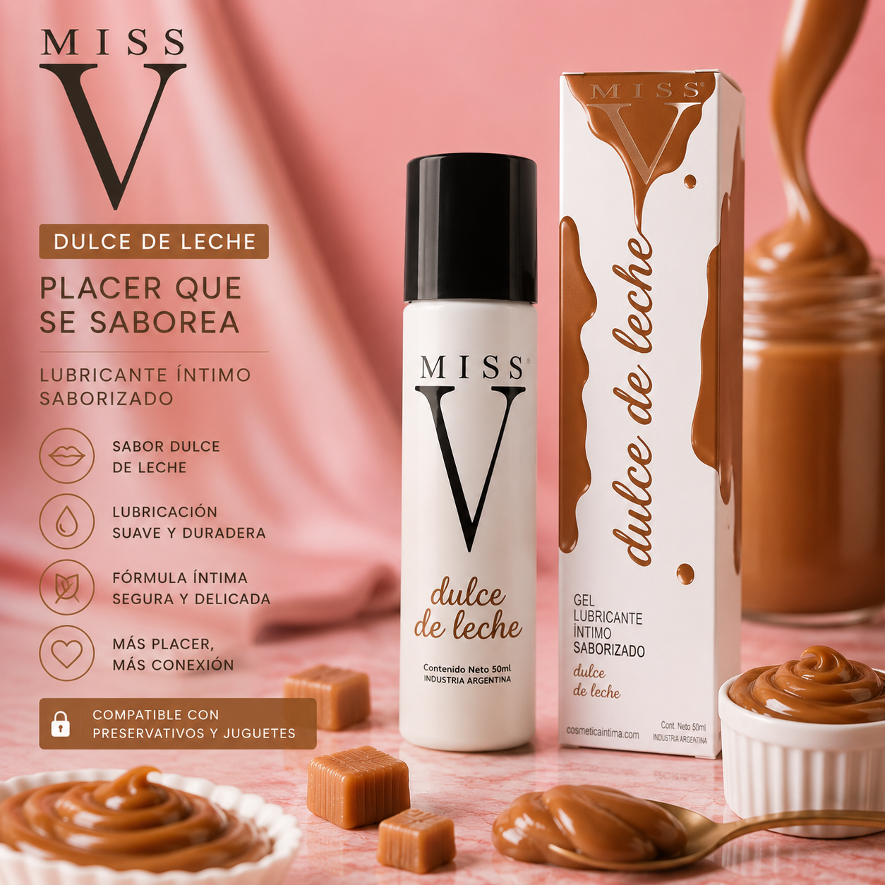 Miss V Dulce de leche - Base acuosa