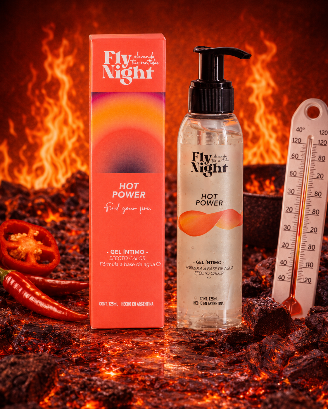 Fly Night - Hot Power – Efecto Calor 200ml - Efecto fuerte