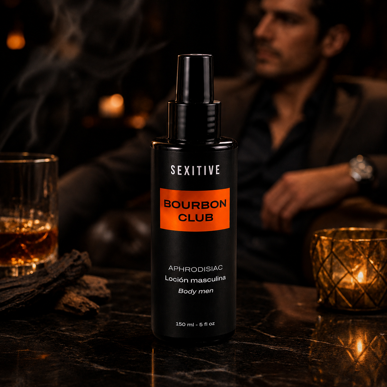 Loción Masculina Aphrodisiac Bourbon Club – 150ml