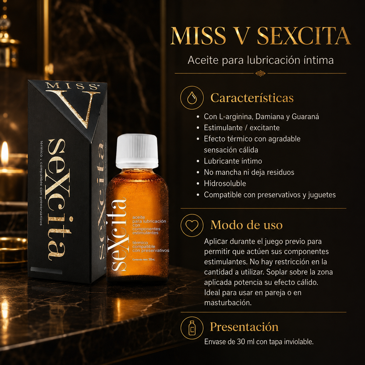 Miss V Sexcita - Base aceite