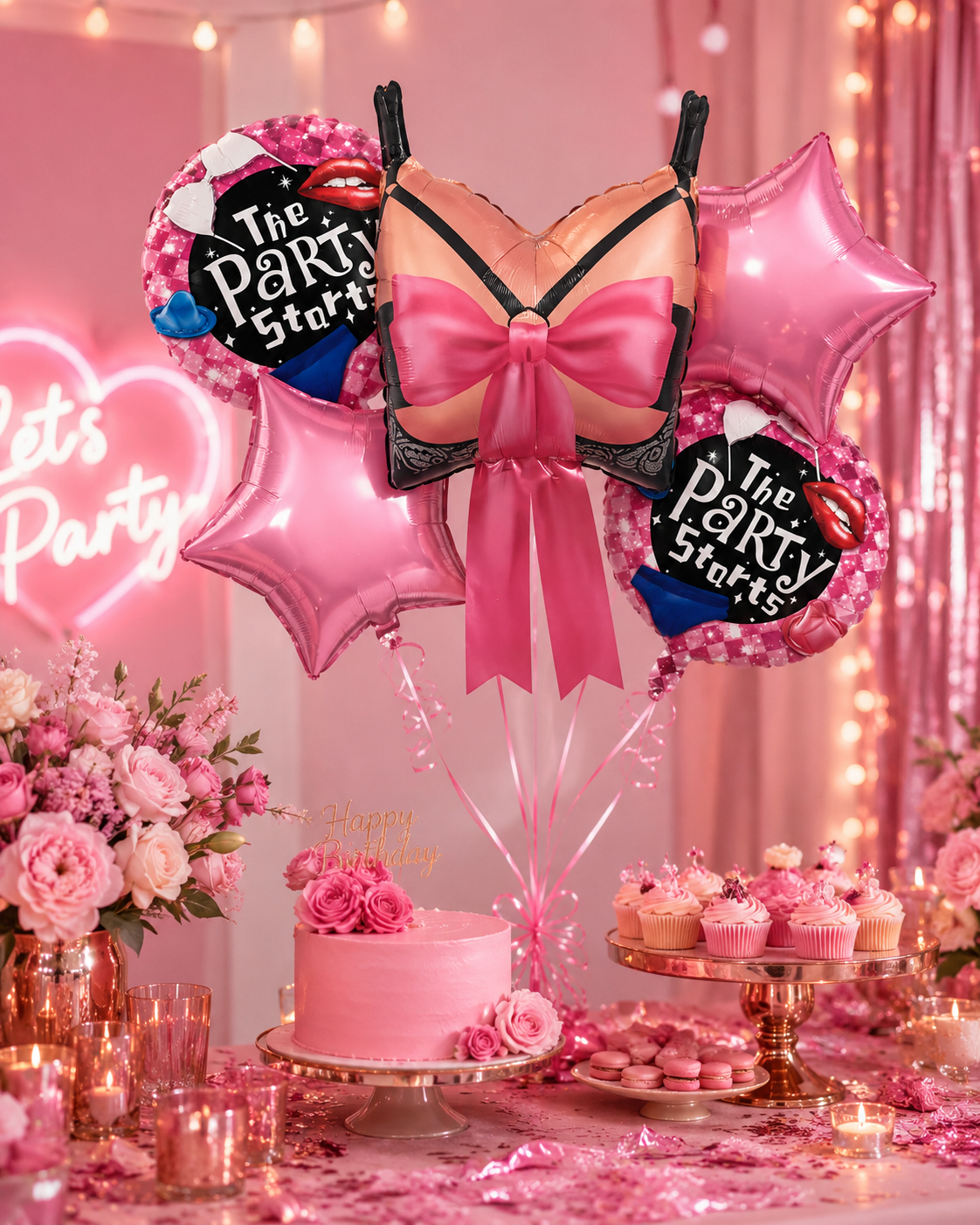 Kit de 5 Globos “The Party Girl”