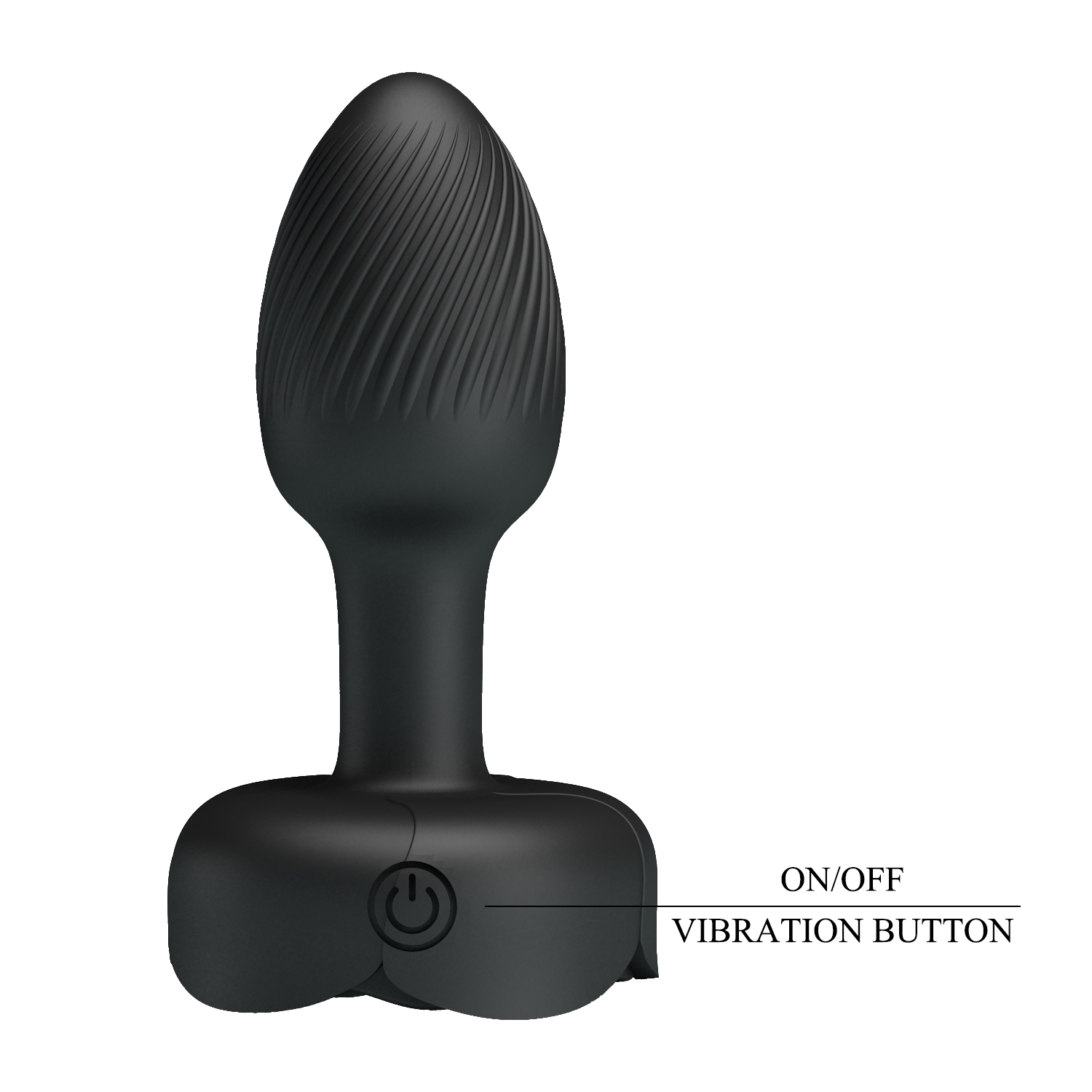 Plug anal vibrador Pretty Love Olman - Con luz Carga USB