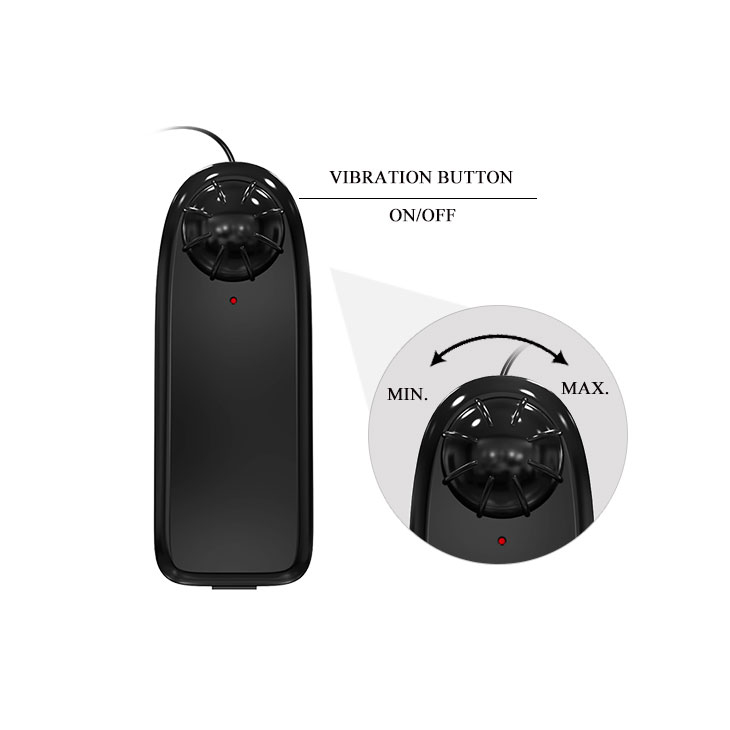 Funda rígida con arnés y vibración regulable - BW-022050
