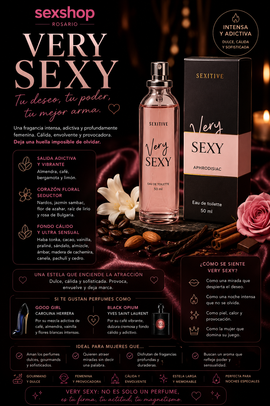 Perfume Very Sexy 50ml - Femenino
