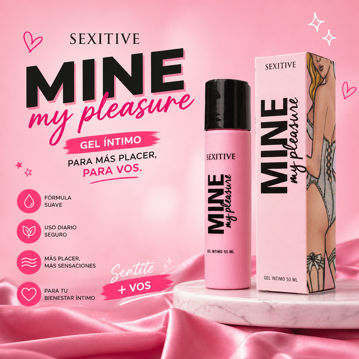 Mine lubricante estimulante - Base acuosa
