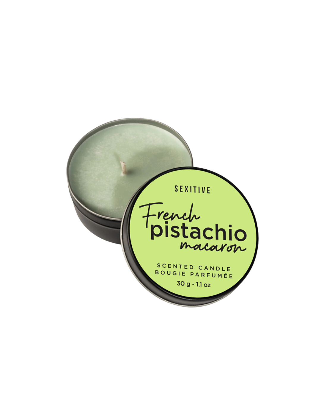 Massage Candle French Pistachio Macaron - 30 gr