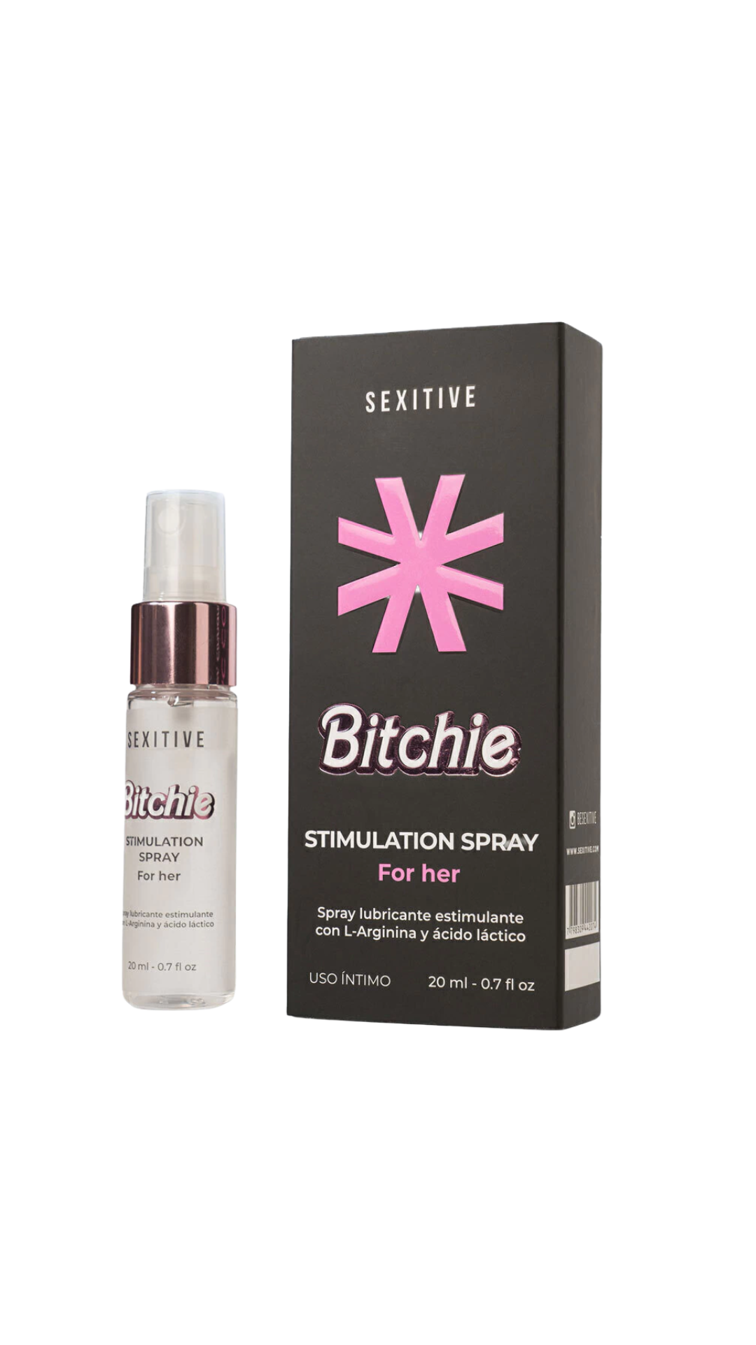 Bitchie - Spray lubricante multiorgásmico estimulante con L-Arginina y ácido láctico - 20ml