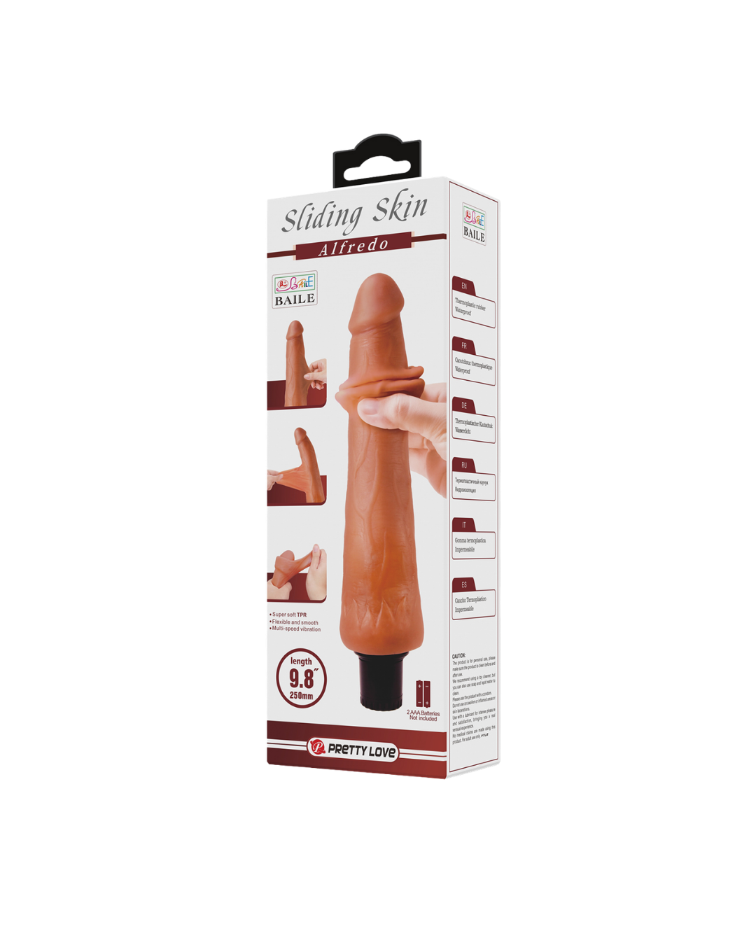 Vibrador Pellizcable Waldorf 21 x 4cm - Pilas