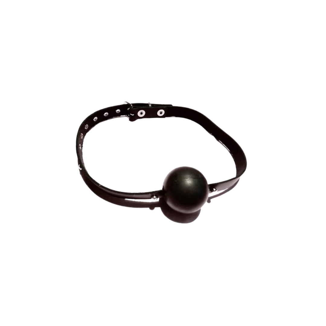 Mordaza con pelota de silicona grande