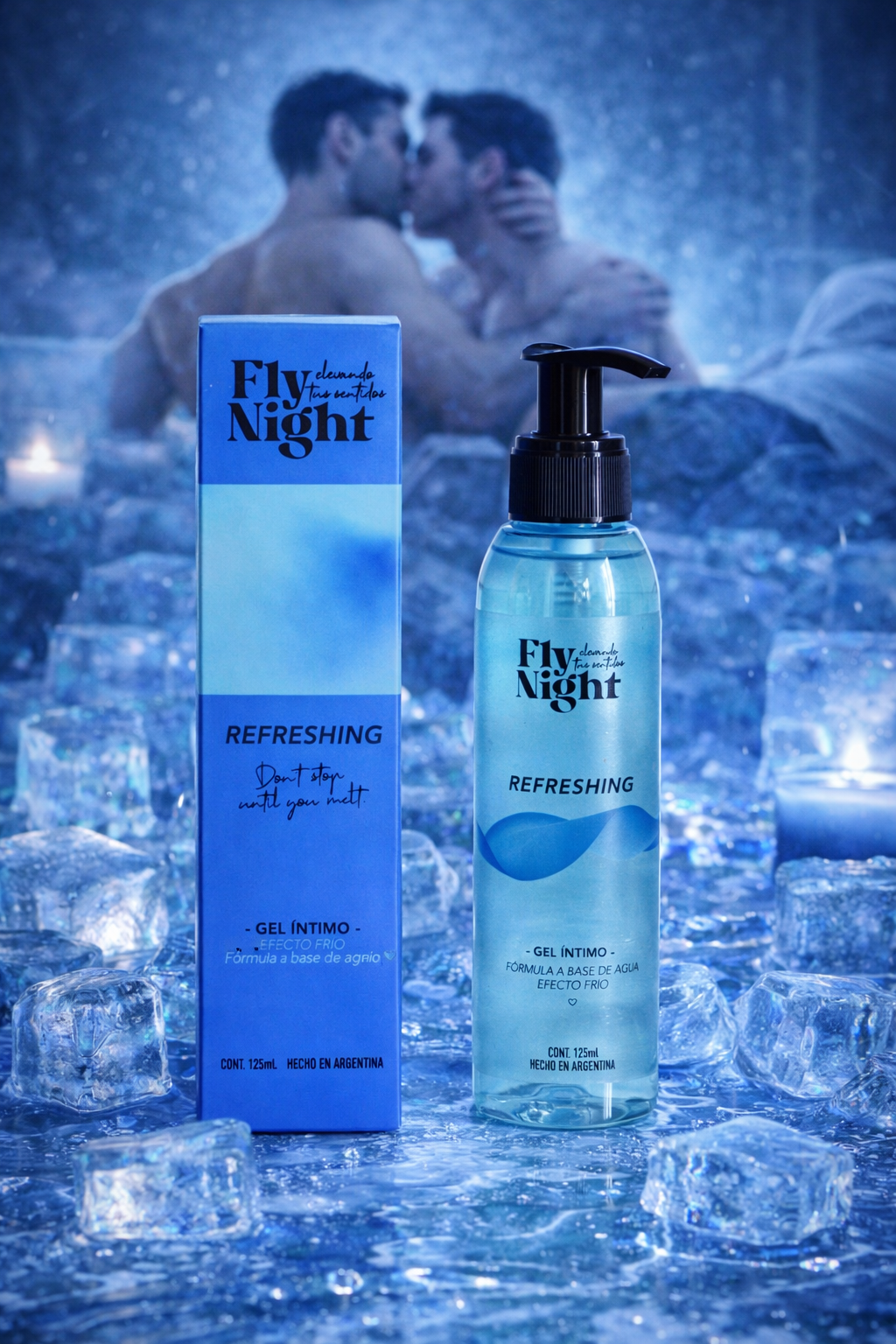 Fly Night - Refresh GEL INTIMO Efecto frio - Sabor Menta 125ml
