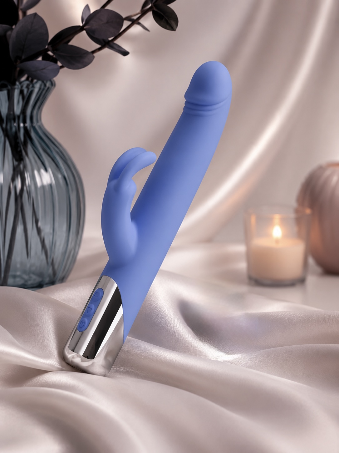 Rabbit rotativo con motores independientes: doble estimulación y 18 funciones - USB
