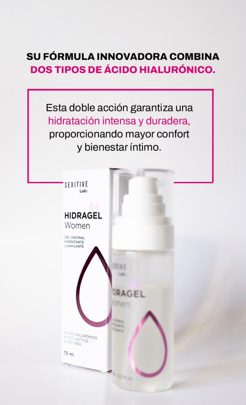 HIDRAGEL Women - Lubricante íntimo hidratante - 75 ml
