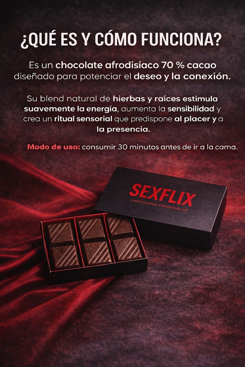 SEXFLIX - Caja de chocolates x6 unidades