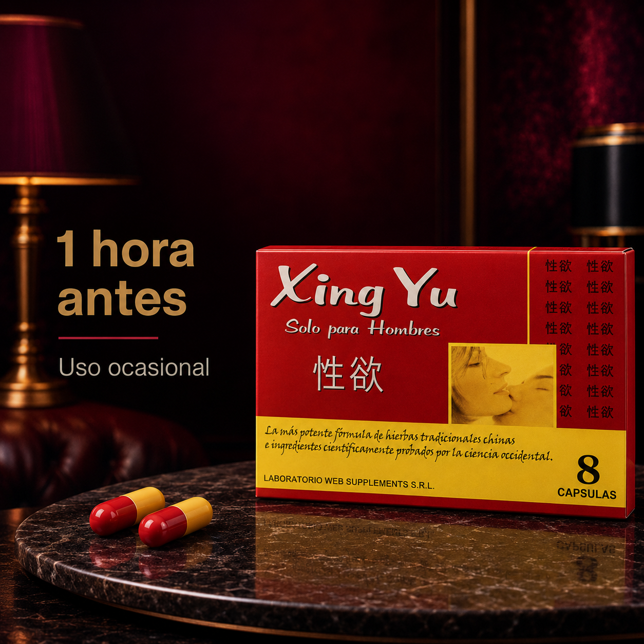 Xing Yu – Vigorizante Masculino x8 capsulas🔥