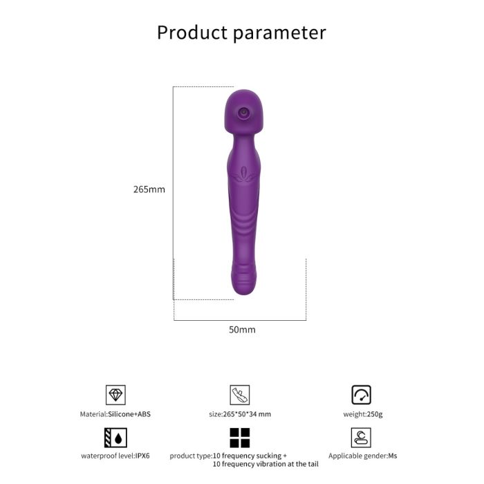 Ana 8 Succionador y vibrador USB