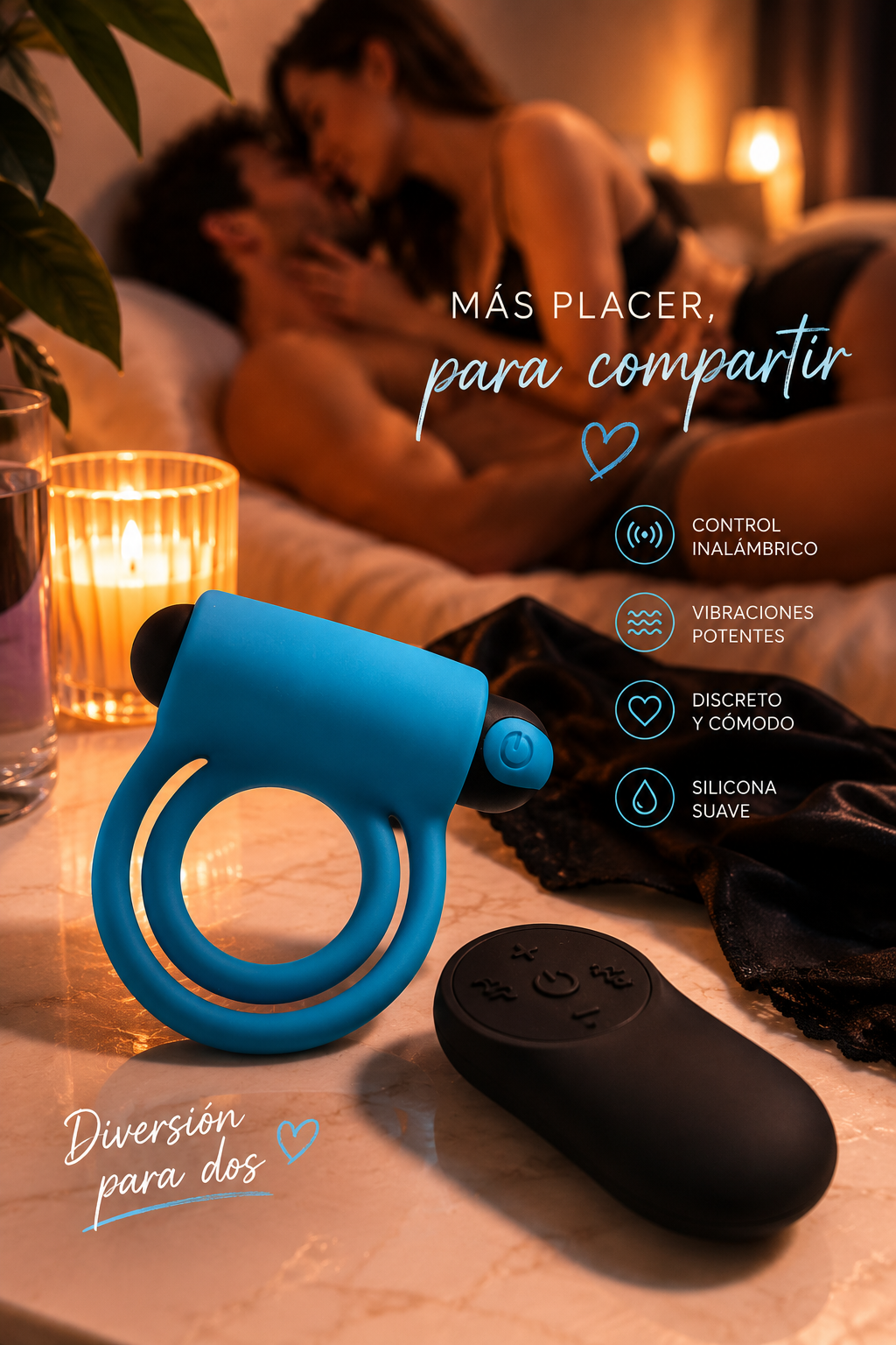 Dual Cock Ring remote - USB