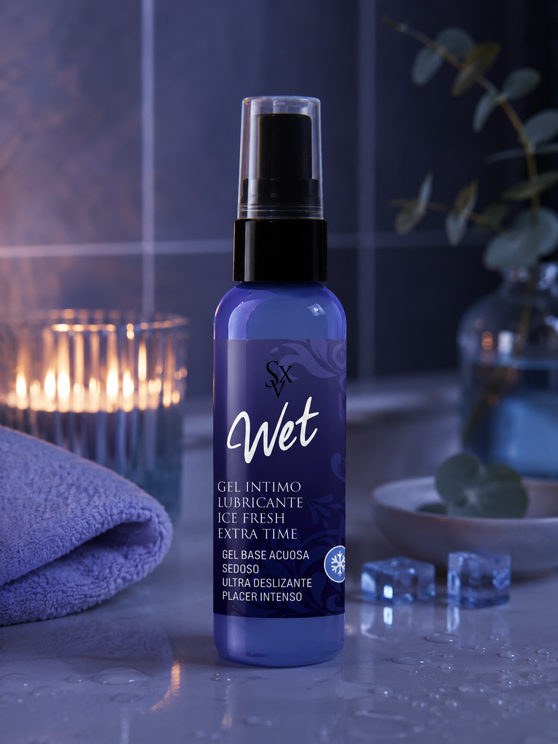 Wet efecto frio - EXTRA TIME - Base acuosa
