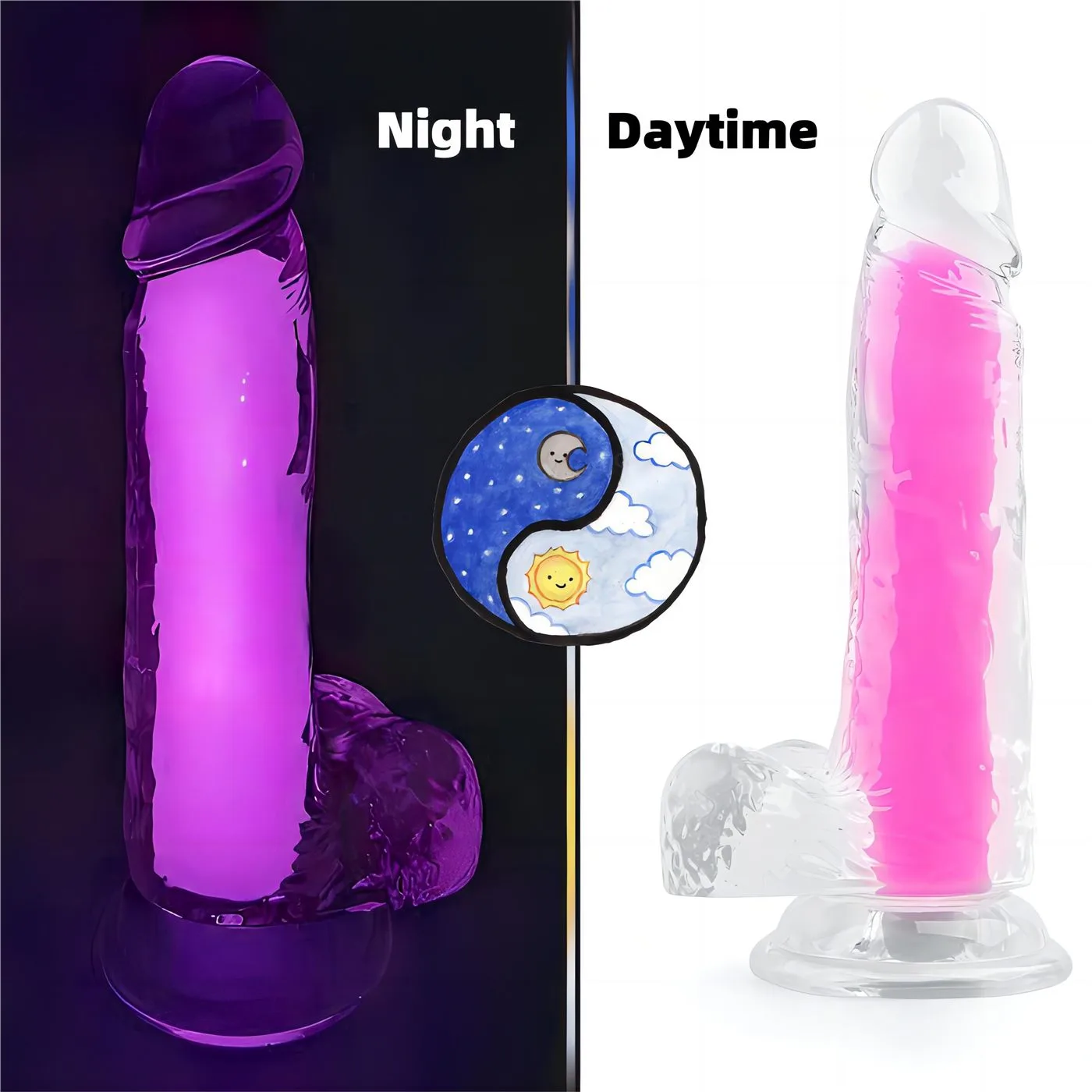 Dildo NeonFlux Pink 15cm x 4cm