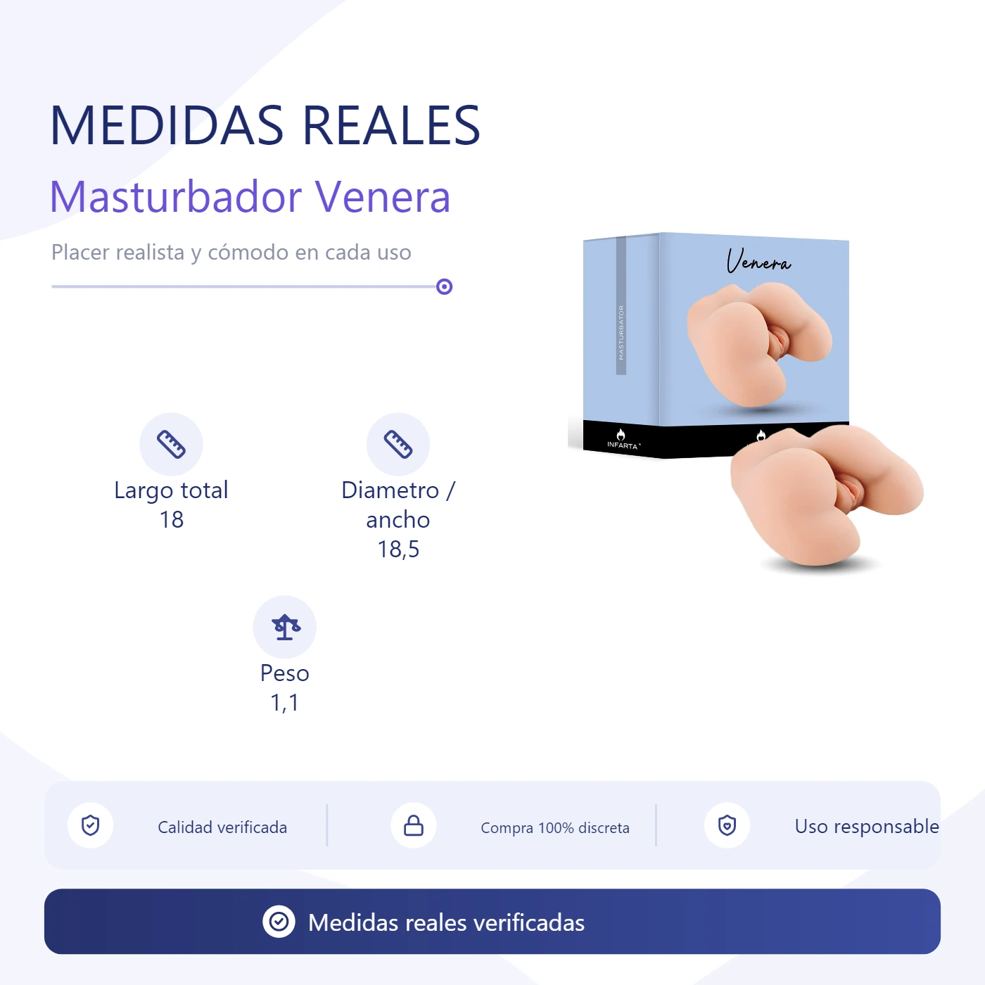 Masturbador Venera - Ano + Vagina