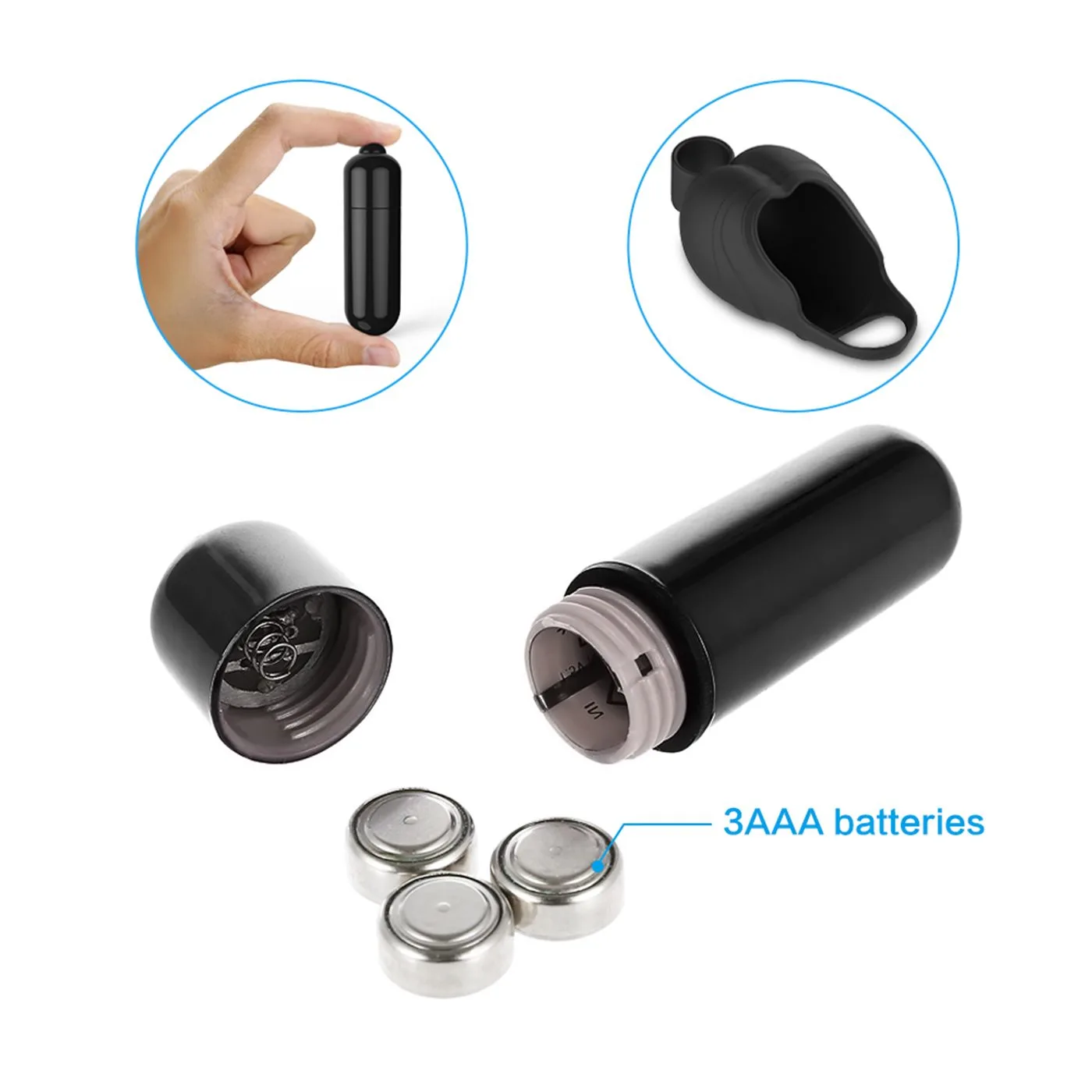 Torvo Masajeador Testicular y Anillo Vibrador - Pila
