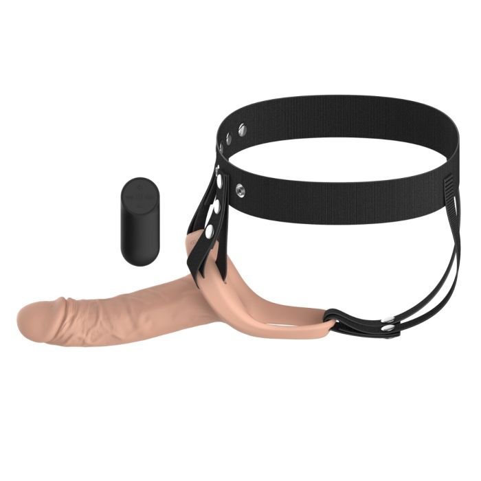 Arnés con Dildo Vibración y Control Remoto – 16 x 4