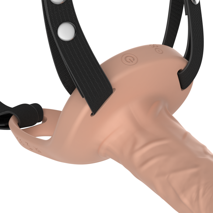 Arnés con Dildo Vibración y Control Remoto – 16 x 4
