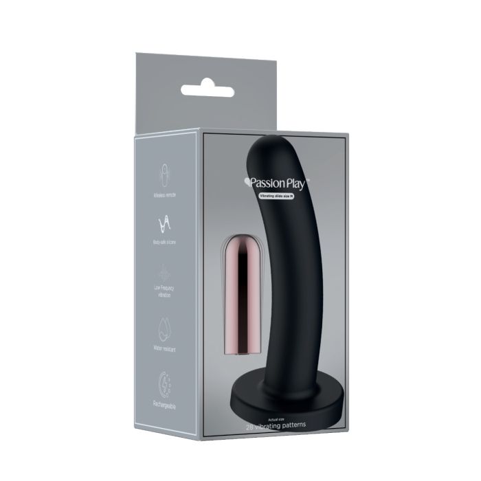 Dildo sin formato Pene con vibración Passion Play - USB