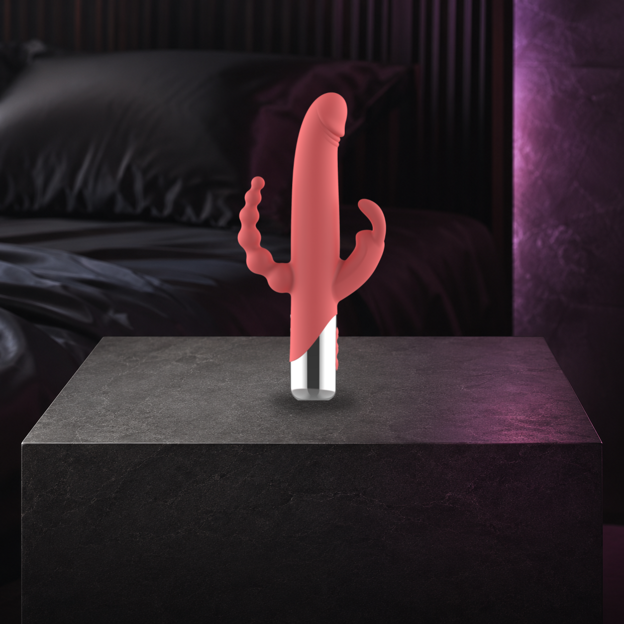 Gyrating and vibrating Rabbit - Triple estimulación USB