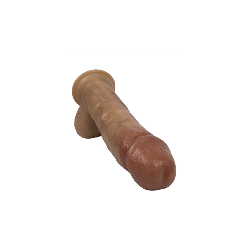 Dildo realista termorreactivo con ventosa - Modelo 1 (15 x 4.2)